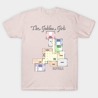 The Golden Girls Floor Plan T-Shirt